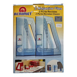 Revistero Acrilico Acrimet 29x21.5x7cm-