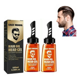 2×gel Fijador Cabello Con Peine Inmersión Men Care St