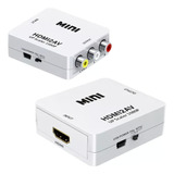 Convertidor Hdmi A Rca Portatil+ Cable Hdmi + Cable Rca 3 A3