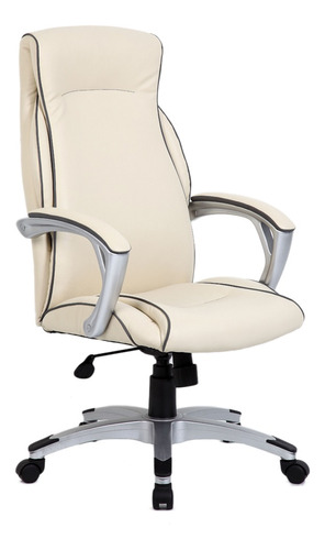 Silla Oficina Escritorio Gerencial Premium Newmo Color Beige