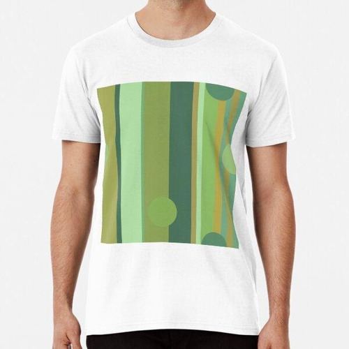 Remera Garden Greens Collection Vertical Stripes And Dots In
