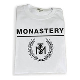 Camiseta Estampada Monastery Texto Logo Olimpo