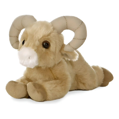 Peluche Aurora Mini Flopsie Big Horn Sheep Carnero Cabra Color Beige | MercadoLibre