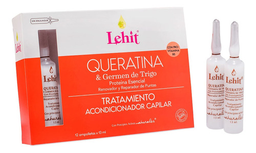 Ampolla Lehit Queratina Y Germen De Trigo 13ml X 1und