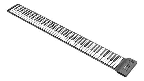 Rollo De Piano Electrónico Plegable Con 88 Teclas
