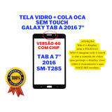 Tela Vidro Frontal S/ Touch Display Galaxy Tab A 2016 T285
