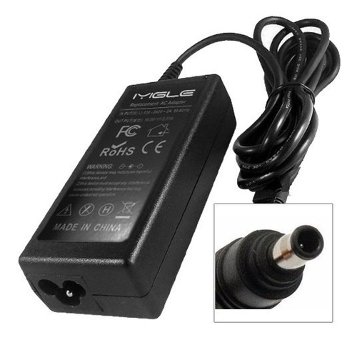 Cargador Para Portátil Samsung 19v--3.16a Dc:5.5x3.0