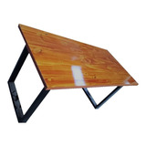 Mesa Diaria Comedor Estilo Industrial Hierro Madera