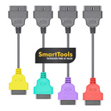 Adaptadores Kit Multiscan 4 Cables Colores Elm327 Vag Kkl