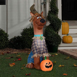 Inflable Halloween Scooby Doo Exterior Patio Jardin Iluminad