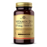 Suplemento Vitamina D Solgar Vitamina D3 (colecalciferol) 12