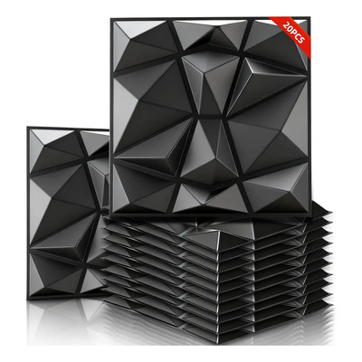 Ywctty Paneles Decorativos 3d Para Pared,panel Decorativo 3d Pvc,vestíbulo 30x30cm,20 Piezas Panel Decorativo 3d Impermeable Resistente Al Fuego Para Decoración, Hogar, Oficina, Dormitorio | MercadoLibre