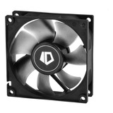 Cooler 80mm Id-cooling No-8025-sd 2000rpm 3 Pines 80x80x25mm Led Negro