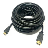 Cabo Mini Hdmi 15 Metros Para Câmera Canon Panasonic Nikon 