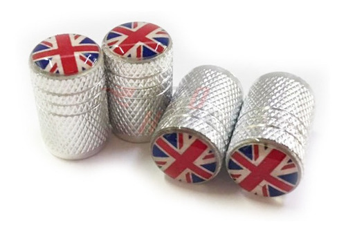 Set 4 Tapas Aire Llanta Mini Cooper England Aluminio 