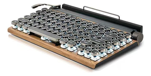 Teclado Y Máquina De Escribir Dot Mac Cross-border Wood Retr