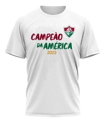 Camiseta Braziline Fluminense Adt Libertadores - Branco