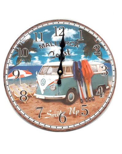 Reloj De Pared  30cm Diametro 60604  - Sheshu Home