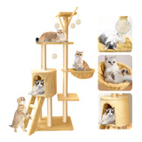 Rascadores Arbol Tapete Juguetes Gatos Torre Casa  Muebles