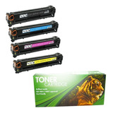 Kit 4 Toner Generico Tigre 125a 128a 131a Cf210 Ce320 Cb540