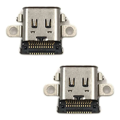 2 Conectores De Carga Tipo C Compatíveis Com Nintendo Switch