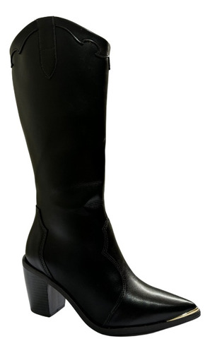 Bota Feminina Western Texana Cano Alto Vizzano