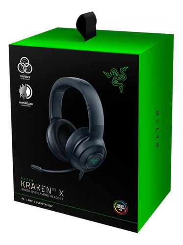 Headset Gamer Razer Kraken V3 X Com Fio 