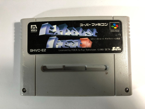 Juego Nintendo Super Famicom Exhaust Heat Ii