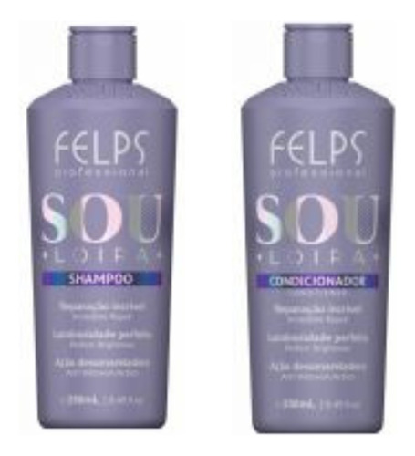 Kit Felps Profissional Sou Loira Shampoo + Condicionador 250