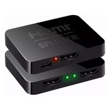 Minidivisor Hdmi Splitter Amplificador 4k 1 Entrada 2 Salida