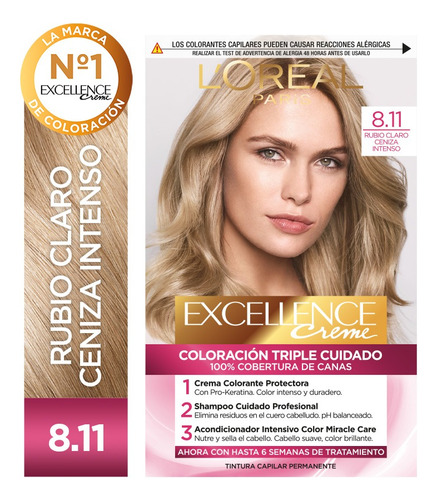  Kit De Coloración Excellence Creme L'oréal Paris