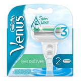 Cartuchos De Afeitar 2u Skin Elixir Sensitive Gillette Venus