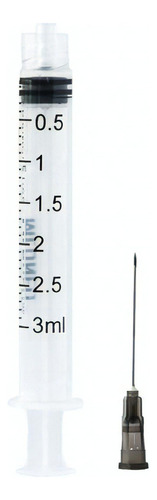 Jeringa Desechable Estéril 3ml Ambiderm Caja C/100 Capacidad En Volumen 3 Ml