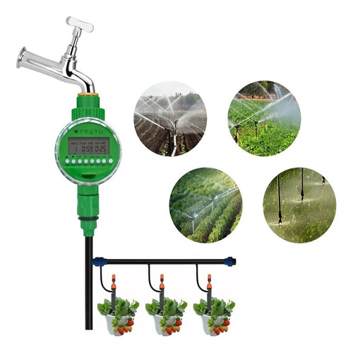 Irrigador Temporizado Automático Para Jardines Y Jardines