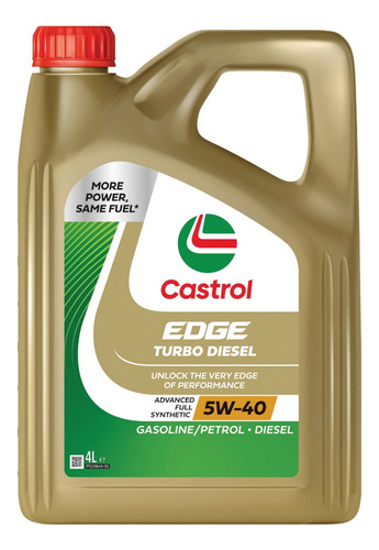 Aceite Castrol Edge Turbo Diesel 5w 40 Auto Lub Sintetico 4l