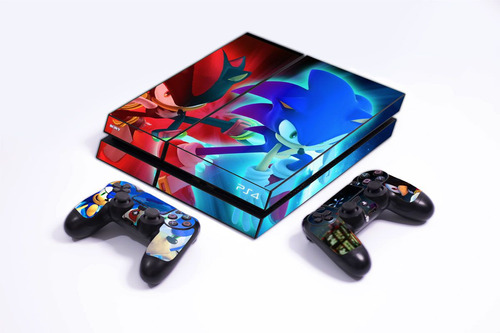 Skin Para Ps4 Fat Sonic E Shadow