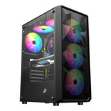 Gabinete Gamer 1stplayer Fd3-bk Mid Tower Atx Preto