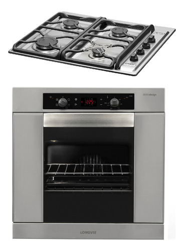 Combo57 Longvie Horno He6900x + Anafe A6600xf