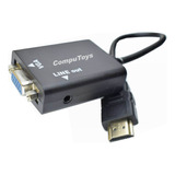 Zhtv04b Hdmi 720p Convertidor Vga + Audio Computoys