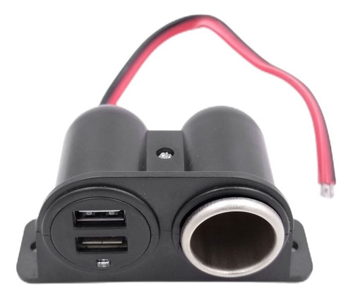 Divisor De Cargador Automático De 12 V, Doble Puerto Usb, To