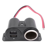 Divisor De Cargador Automático De 12 V, Doble Puerto Usb, To