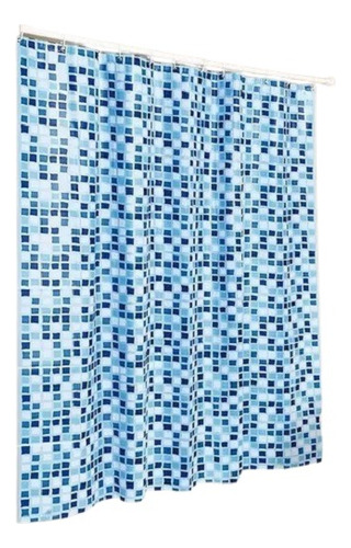 Cortina De Baño Eliplast Línea Venecita Protector + Ganchos