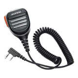 Micrófono De Bocina 2xptt Para Baofeng Uv-5r Uv5ra F8 Uv-82