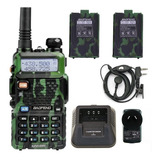 Handy Baofeng Uv5r 8w Walkie-talkie Bibanda Uhf-vhf + Extras Color Verde