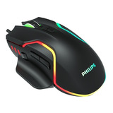 Mouse Gamer Philips G525 / 2400 Dpi / Led Rgb / 8 Botones 