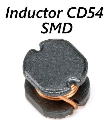 Por 10und Inductor Smd Cd54 100uh (101) Bobina Con Nucleo De