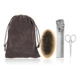 Juego De Cepillos Para Barba Comb Beard Care Set Para Uso En