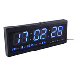 Reloj Electrónico Luminoso Grande Moderno Led Digital Wall D