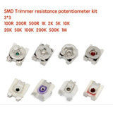 Trimmer Potenciometro Smd 3x3mm 13 Valores Pack 65 Unidades