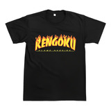 Playera De Rengoku Flame Hashira, Thrasher, Envio Rapido